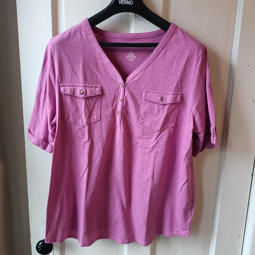 Croft & Barrow Mauve Short Sleeve Tee